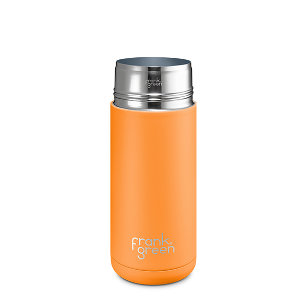 16oz Ceramic Reusable Coffee Cup with Lid - 475ml Insulated Travel Mug for Hot & Cold Drinks - Perfect for Office, Commuting, and Outdoor Activities