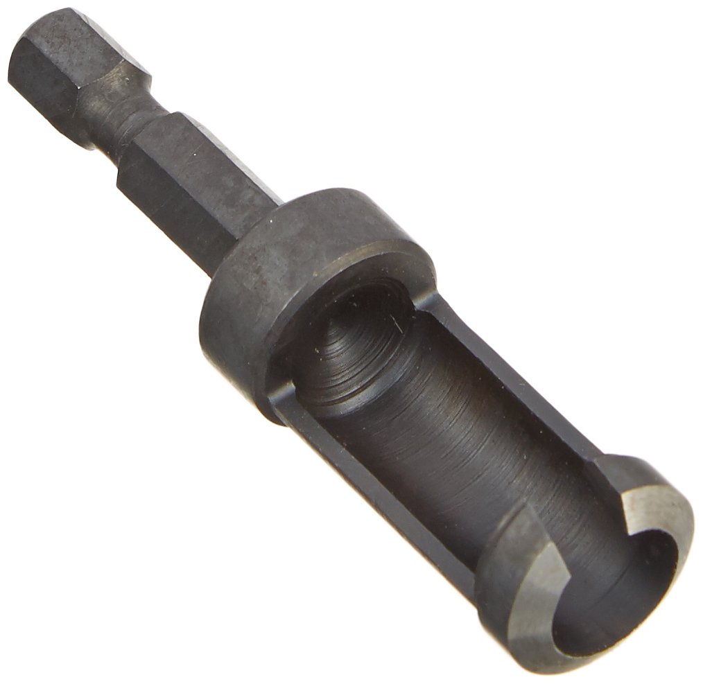 Vermont American 16592 3/8-Inch Plug Cutter for Woodworking - Perfect for Cabinet Making, Furniture Repair & DIY Projects