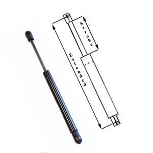 AP Products 010-623 40-Pound Gas Spring, 19-Inch Lift Support Strut for Automotive, Furniture & Industrial Applications - Heavy Duty Replacement for Trunks, Hoods, Cabinets & Machinery