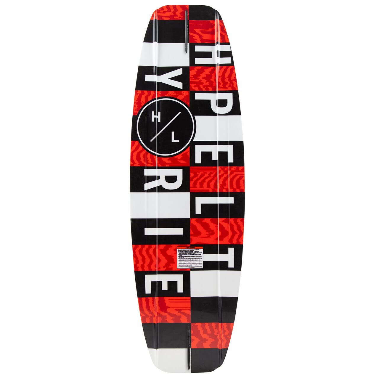Hyperlite Motive Men's Wakeboard 140cm - Black/Red - High Performance Wakeboard for Men - Perfect for Wakeboarding, Boat Riding & Water Sports