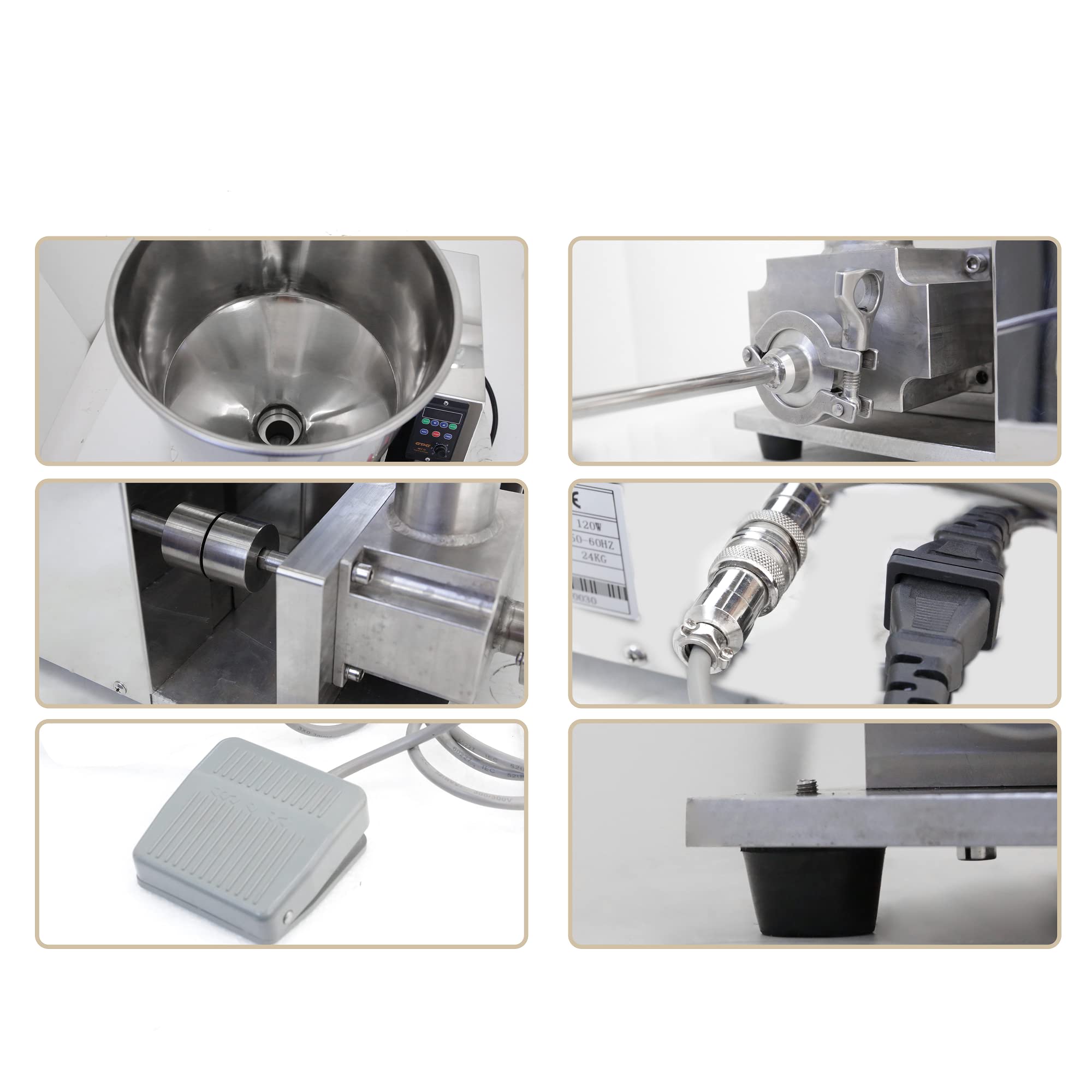 12L Commercial Cream Filling Machine for Puff Pastry, Bread, Jam Cake & Butter Injection - Perfect for Bakeries, Cafes & Dessert Shops