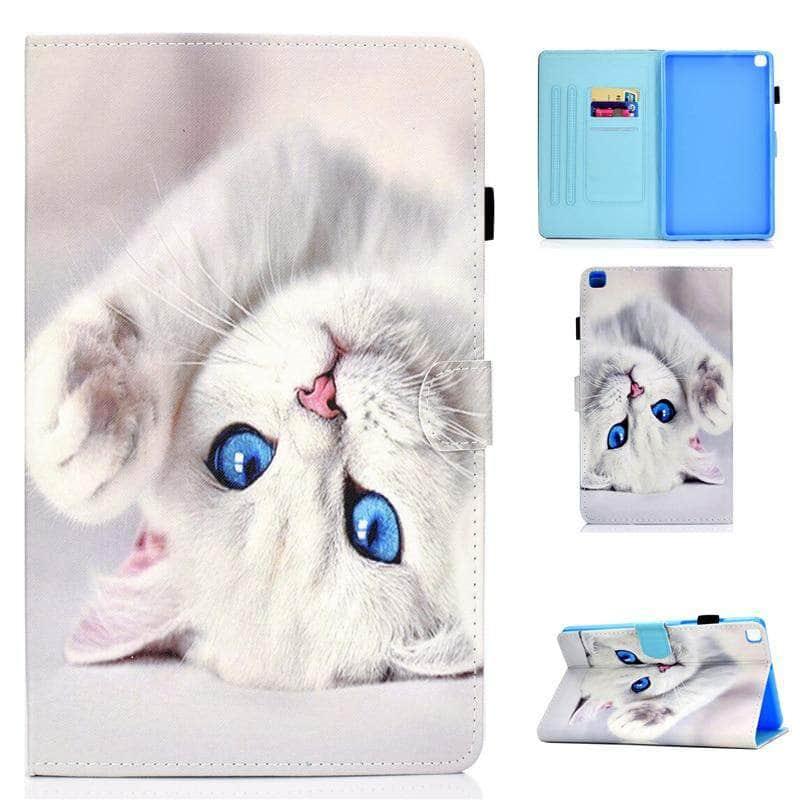 Samsung Galaxy Tab A7 Lite T220 T225 - Kids Tablet with Cartoon Leather Stand Cover - Perfect for Learning, Entertainment & Travel