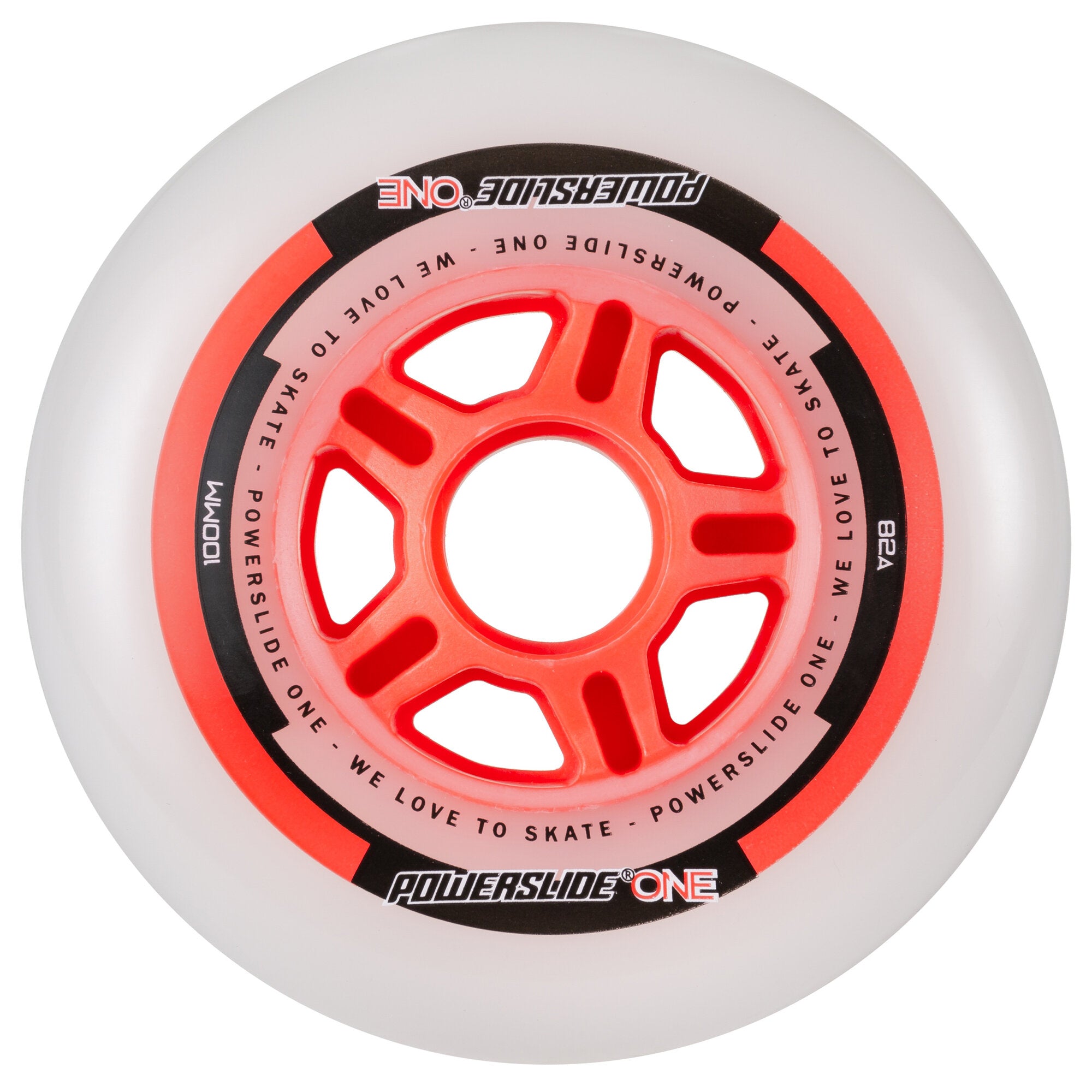 Premium PS ONE 100/82A Skateboard Wheels - 4 Pack Set for Smooth Cruising & Street Skating - Perfect for Beginners & Pro Skaters