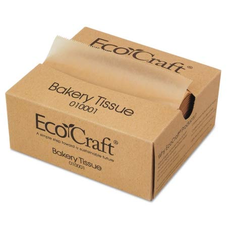 EcoCraft Interfolded Dry Wax Deli Sheets - BGC010001 | 100% Food Safe, Eco-Friendly Wax Paper for Deli, Bakery & Food Wrapping | Perfect for Sandwiches, Cheese & Meat Storage