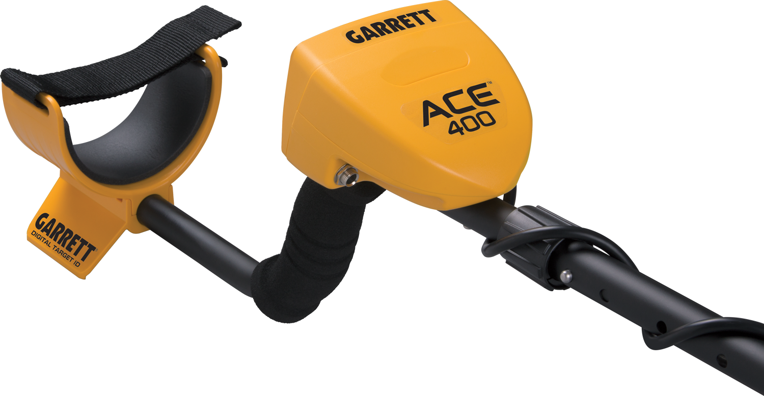 Garrett Ace 400 Metal Detector with 8.5 x 11 DD Waterproof Search Coil - Professional Gold & Treasure Hunting for Beach, Park & Outdoor Adventures