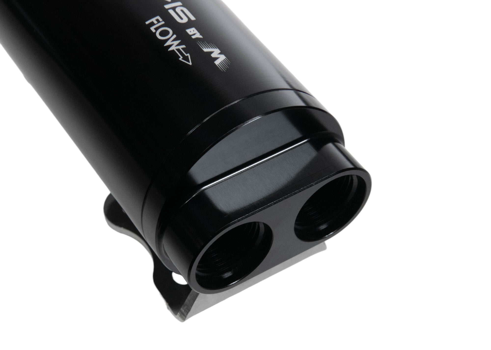 Fluidworks Dual Outlet 12GPM Post Fuel Filter with Mount (10 Micron) 27 170 - Heavy Duty Diesel Fuel Filtration for Trucks, RVs & Marine Engines