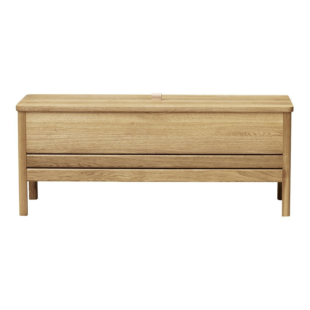 A Line Storage Bench - Stylish Entryway Bench with Hidden Storage for Shoes & Coats | Perfect for Hallway, Bedroom, or Mudroom Organization
