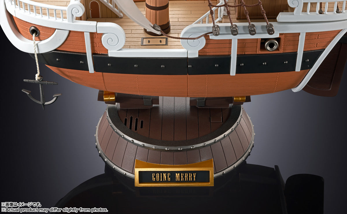 Chogokin Going Merry One Piece Ship Model - 25th Anniversary Memorial Edition Collectible Figure for Anime Fans | Perfect for Display, Gift Giving, and One Piece Merchandise Collection
