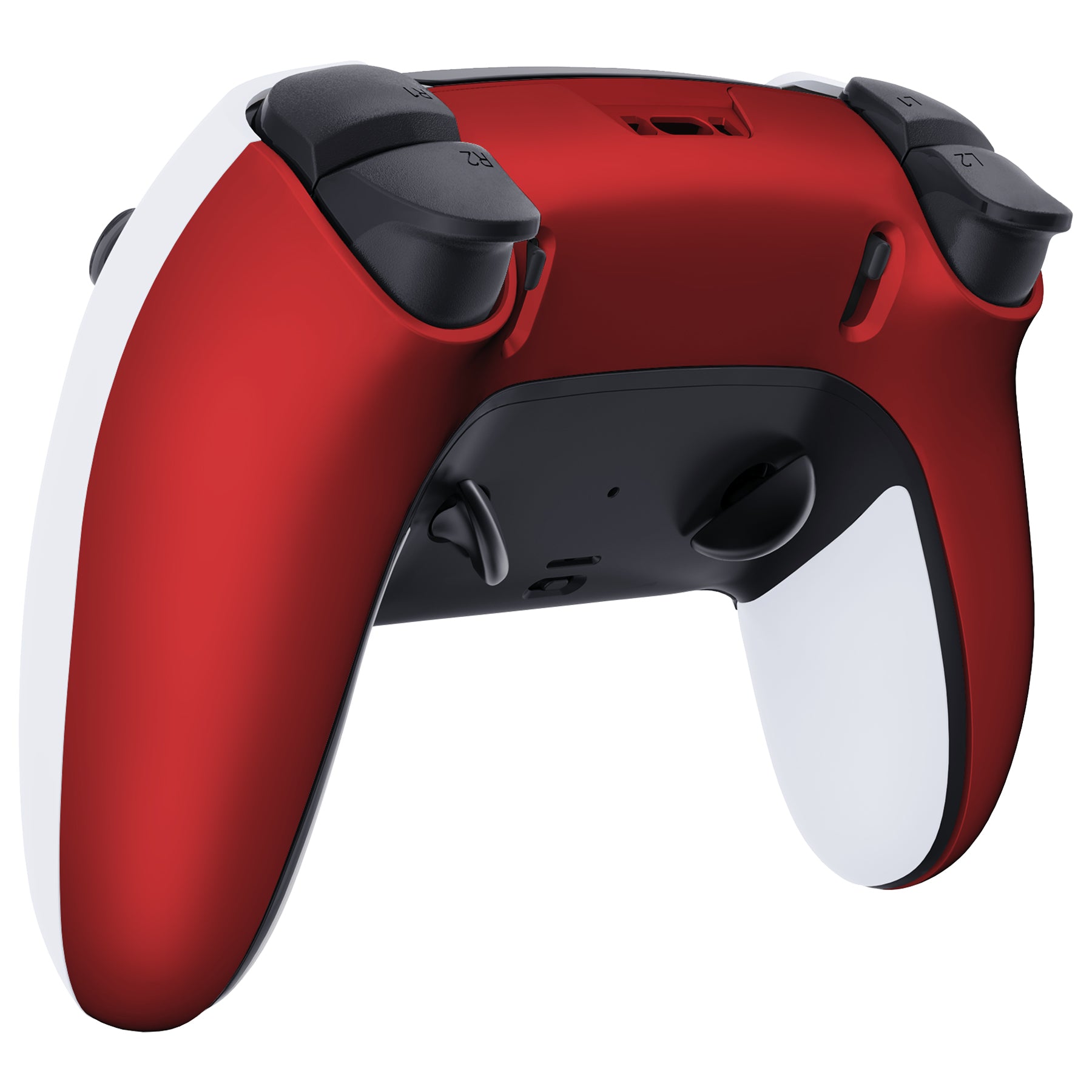 eXtremeRate Replacement Back Housing Bottom Shell for PS5 Edge Controller - Scarlet Red | Durable & Customizable Gaming Accessory for Enhanced Comfort and Grip | Perfect for Competitive Gaming and Long Play Sessions