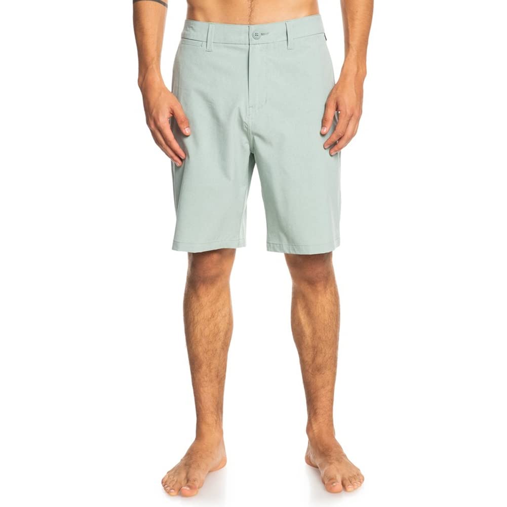 Quiksilver Union Heather Amphibian 20 Hybrid Shorts for Men - Quick-Dry Swim & Board Shorts for Surfing, Swimming & Beach Activities