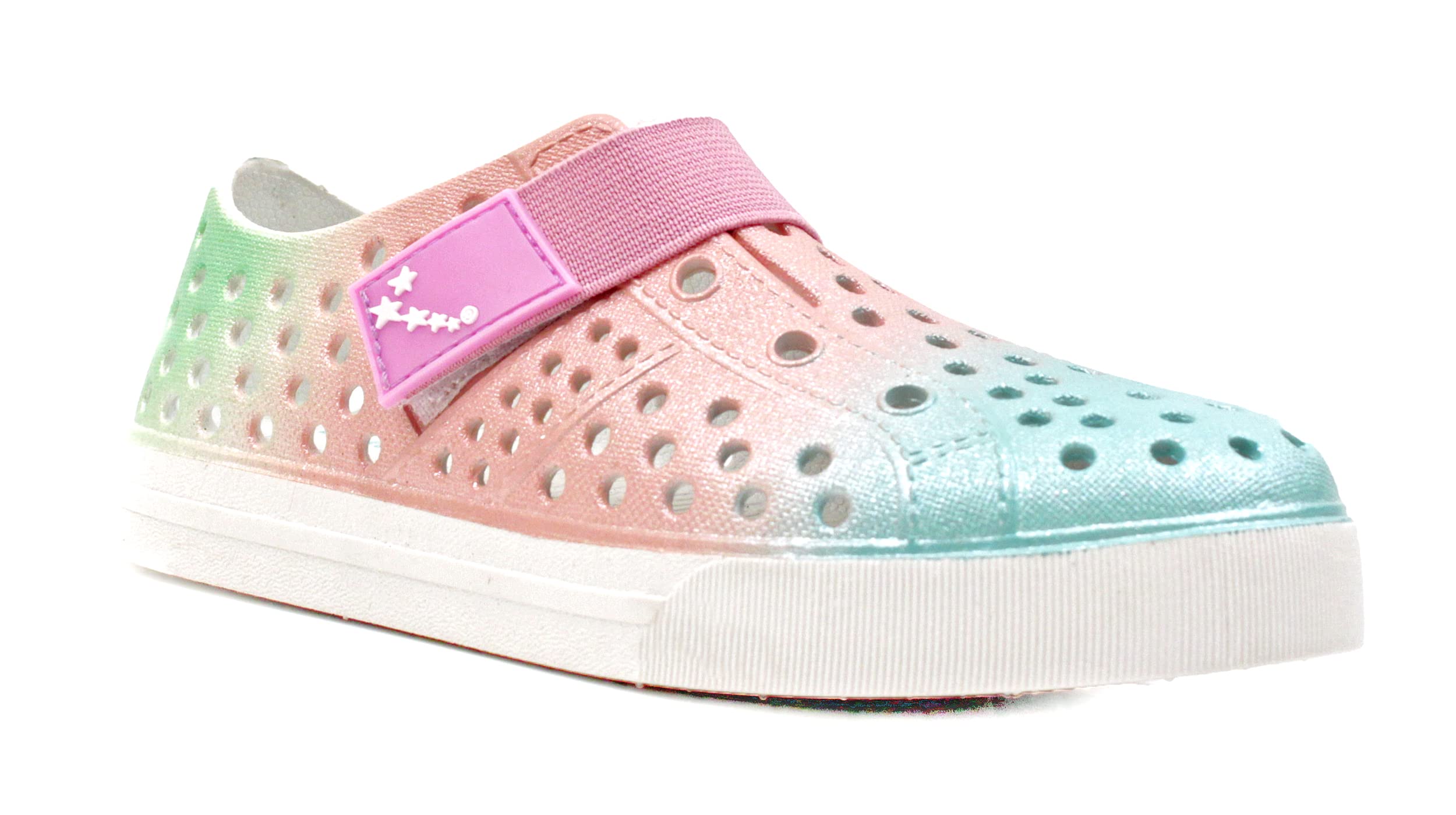 Luckers Girls Water Shoes - Quick-Dry Slip-On Sneakers for Beach, Pool & Outdoor Activities - Lightweight & Comfortable Kids Swim Shoes