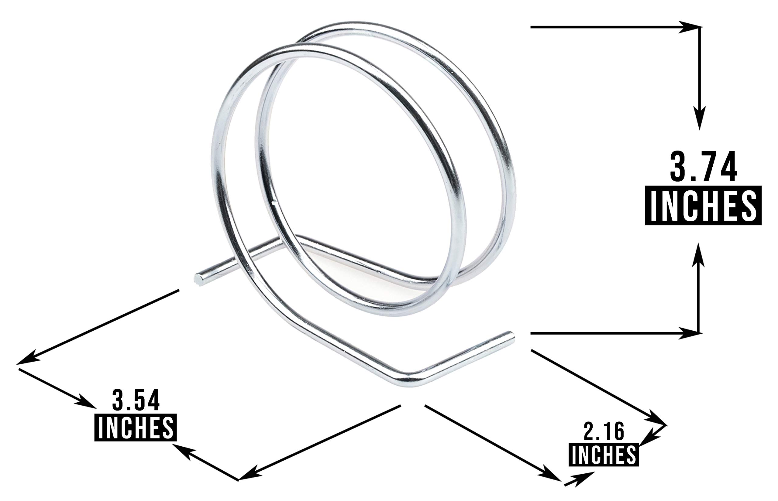 Stainless Steel Napkin Holder - Round Loop Shape Metal Napkin Ring for Elegant Table Setting | Perfect for Restaurants, Weddings & Home Dining Decor