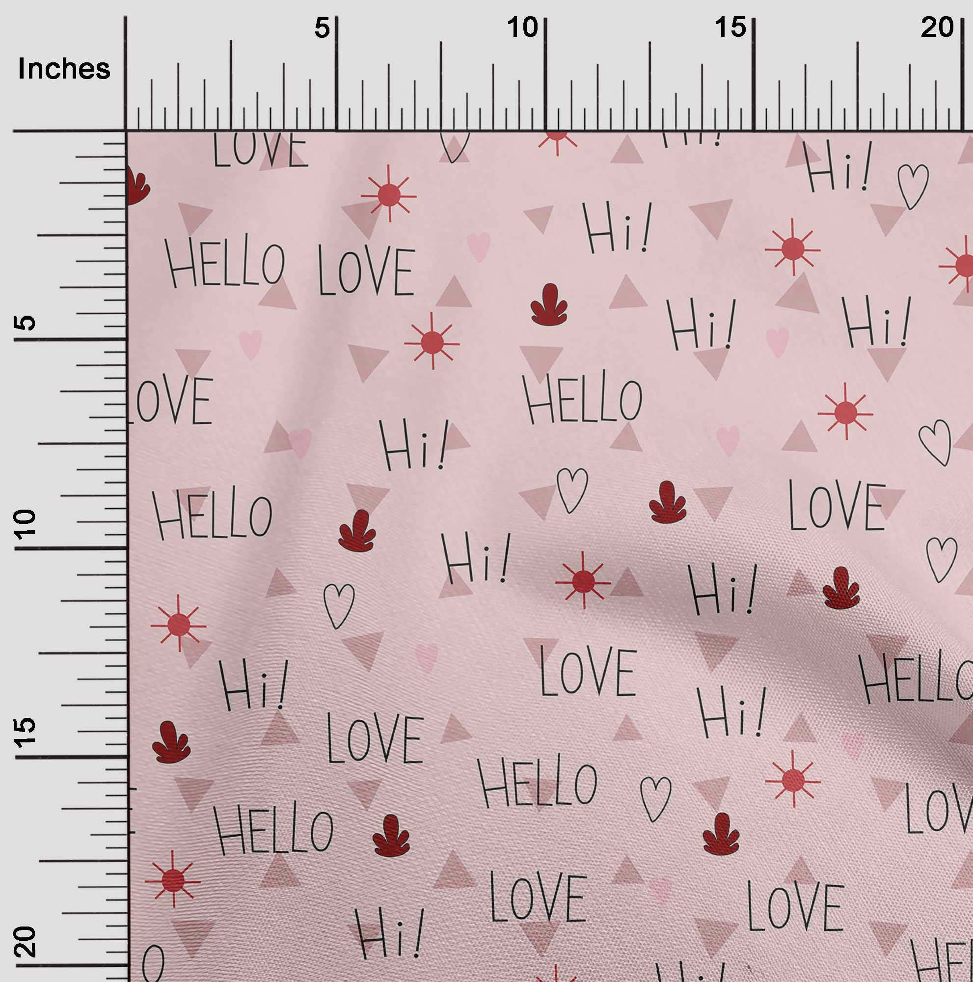 oneOone Cotton Poplin Light Pink Fabric - 56 Inch Wide Dress Material for DIY Sewing, Quilting & Home Decor | Soft Printed Textile by The Yard for Women's Clothing & Craft Projects