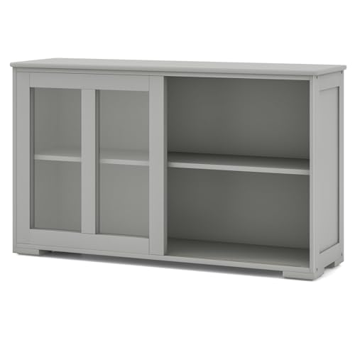 Grey/Glass Sliding Door
