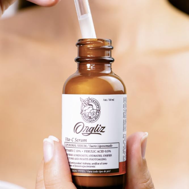 Best Liposomal Vitamin C Serum for Face - Brightening & Anti-Aging Skincare - Day & Night Use for Glowing Skin
