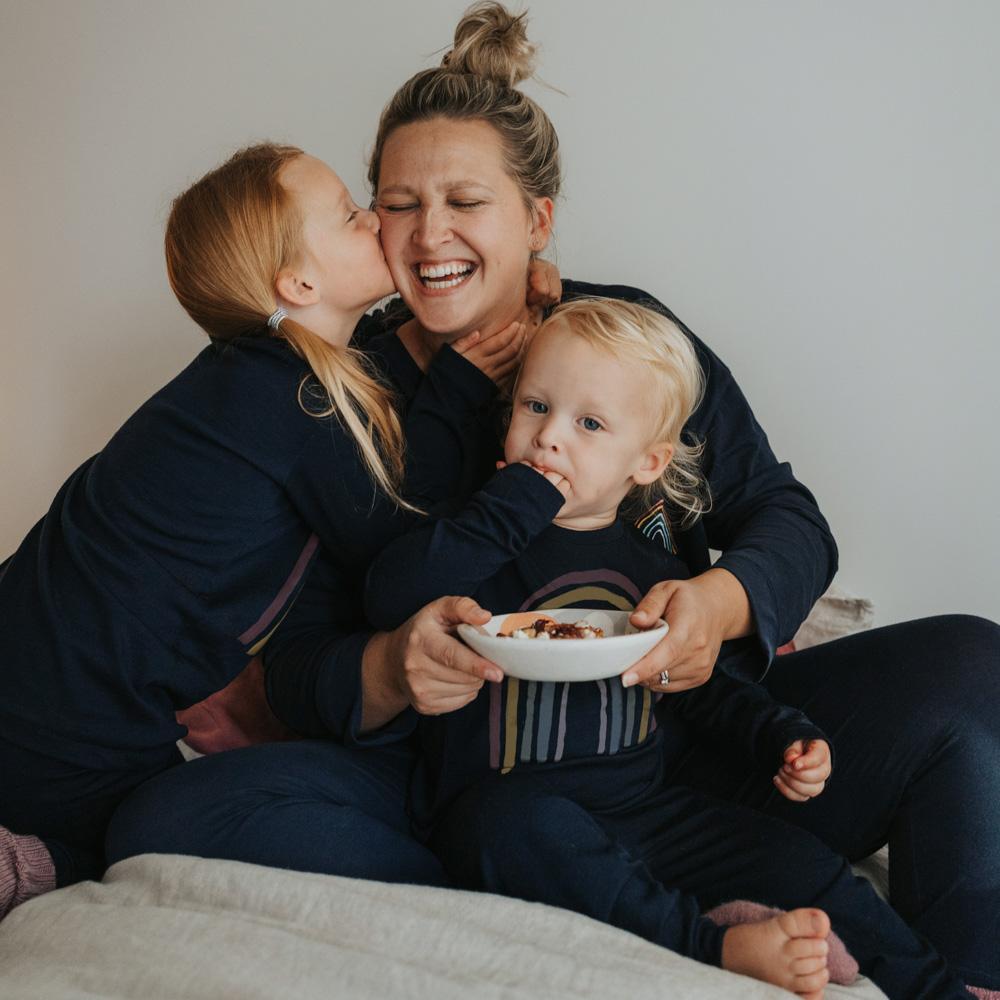 Over The Rainbow Women's Sleepwear Top - Soft Cotton Pajama Shirt for Comfortable Nights & Lounge Wear - Perfect for Bedtime, Relaxing at Home, and Sleepovers