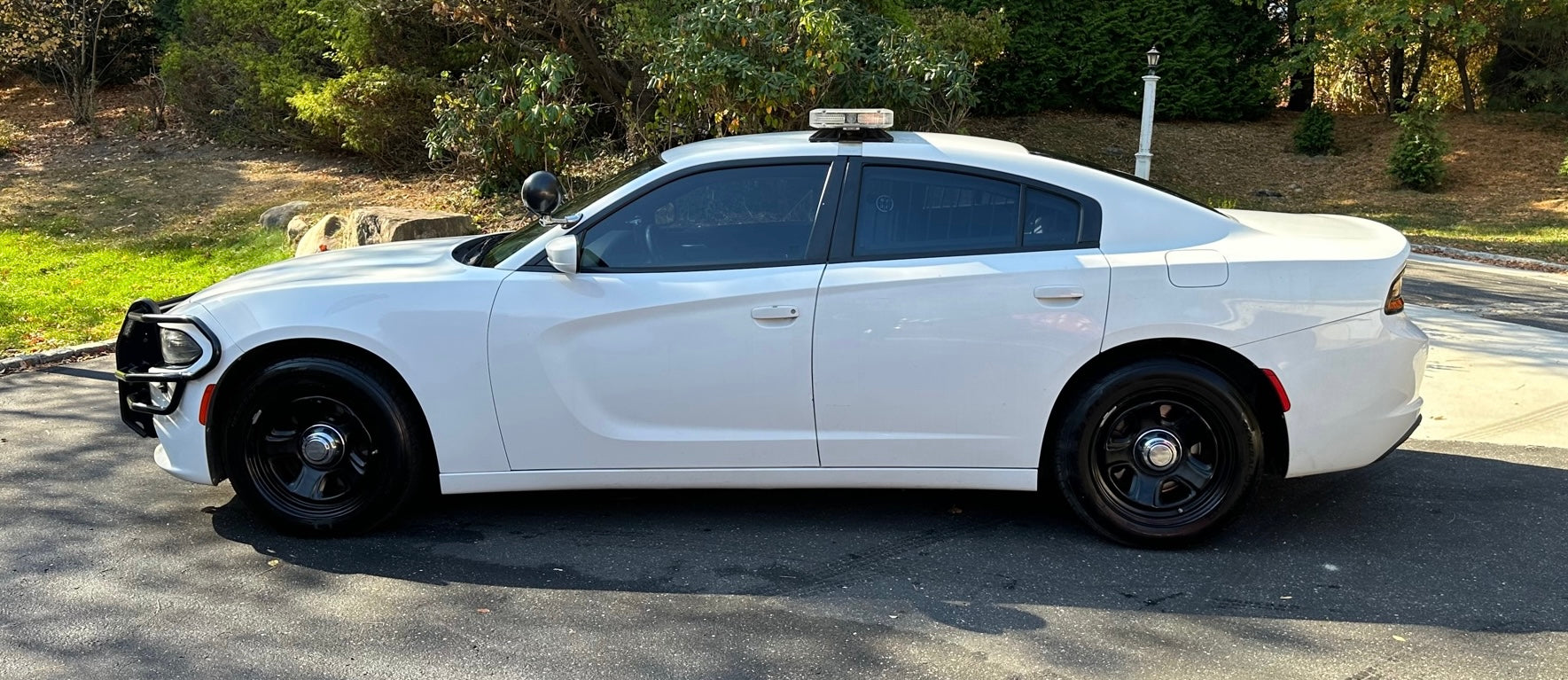 **Rent a Dodge Charger Police Car AWD - Fully Equipped with Lights, Sirens, Radio & Prisoner Cage | Police Vehicle Rental for Events, Movies & Training**