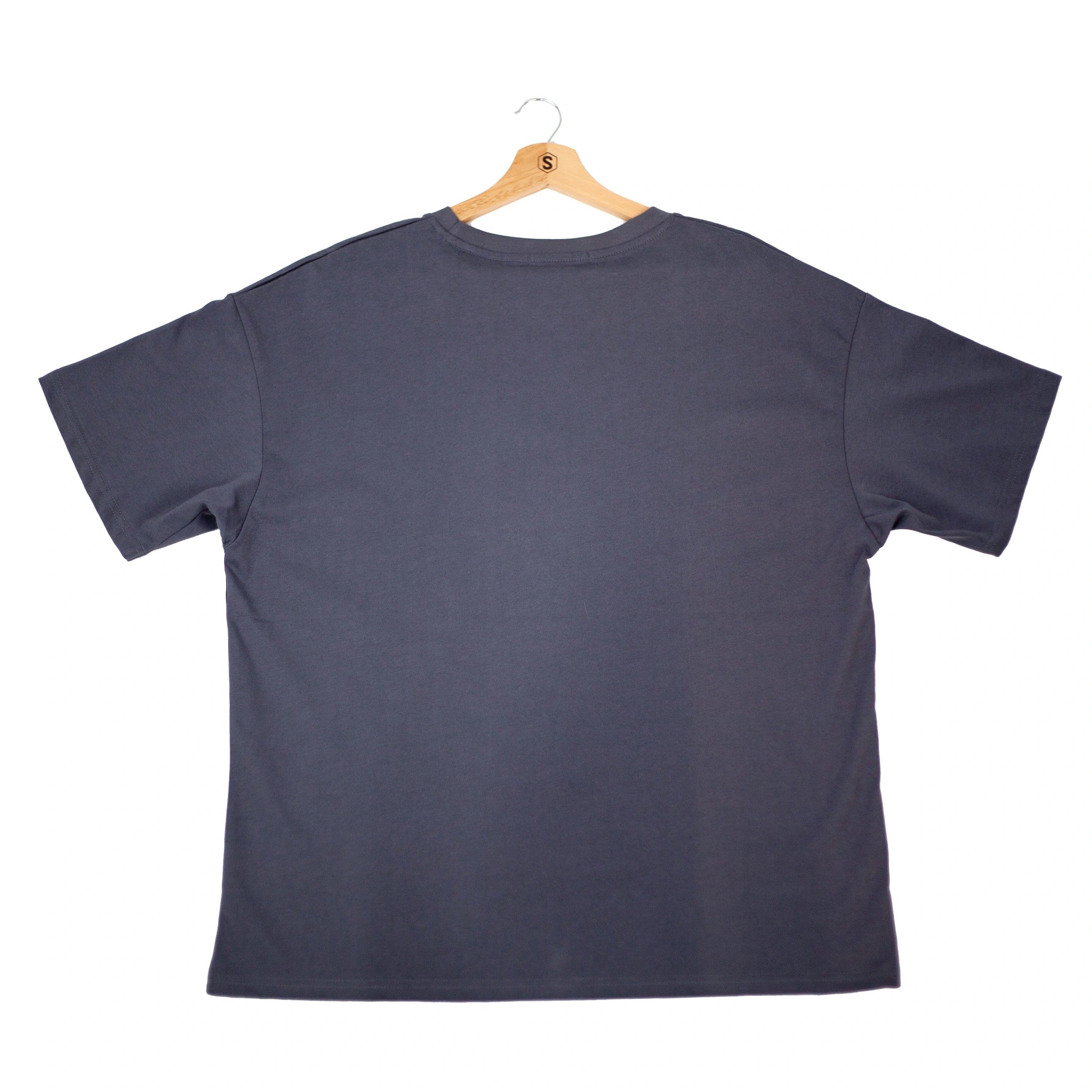 Essential Gunmetal T-Shirt for Men - Soft Cotton Comfort Fit Tee - Perfect for Casual Wear, Gym & Everyday Outfits
