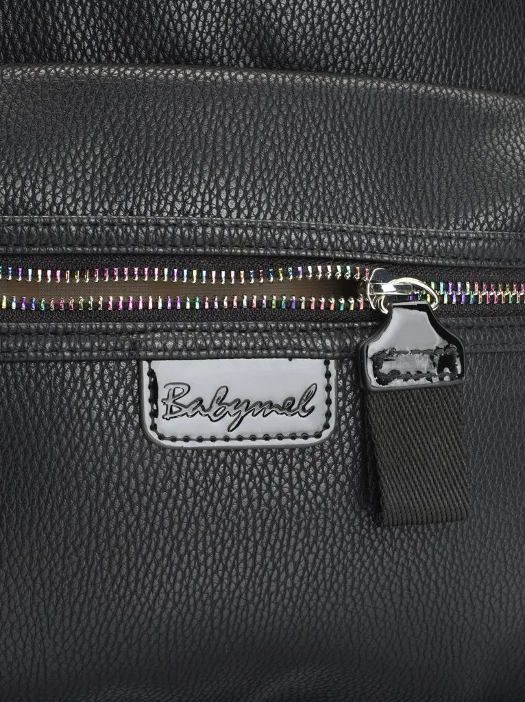 Premium Luna Faux Leather Handbag - Stylish Black Vegan Leather Purse for Women | Perfect for Work, Travel & Evening Events