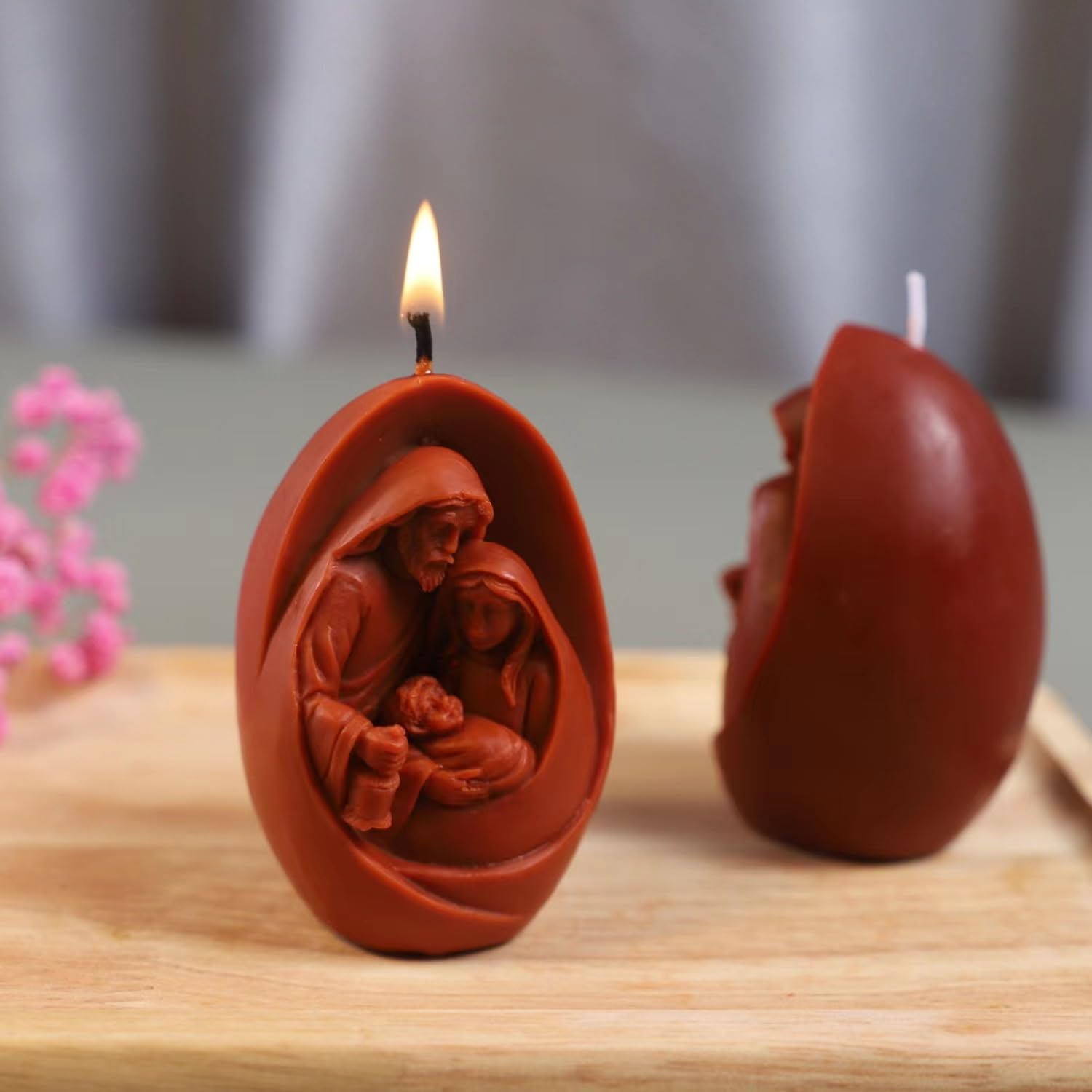 Redxin Rose Candle & Soap Silicone Mold - DIY Handmade Soap, Candle, Chocolate, Candy & Cake Making Kit - Perfect for Wedding Favors, Home Decor & Gift Giving