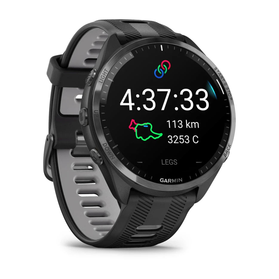 Garmin Forerunner 965 GPS Running Smartwatch with Advanced Training Metrics, Music Storage & Solar Charging - Perfect for Runners, Athletes & Outdoor Enthusiasts