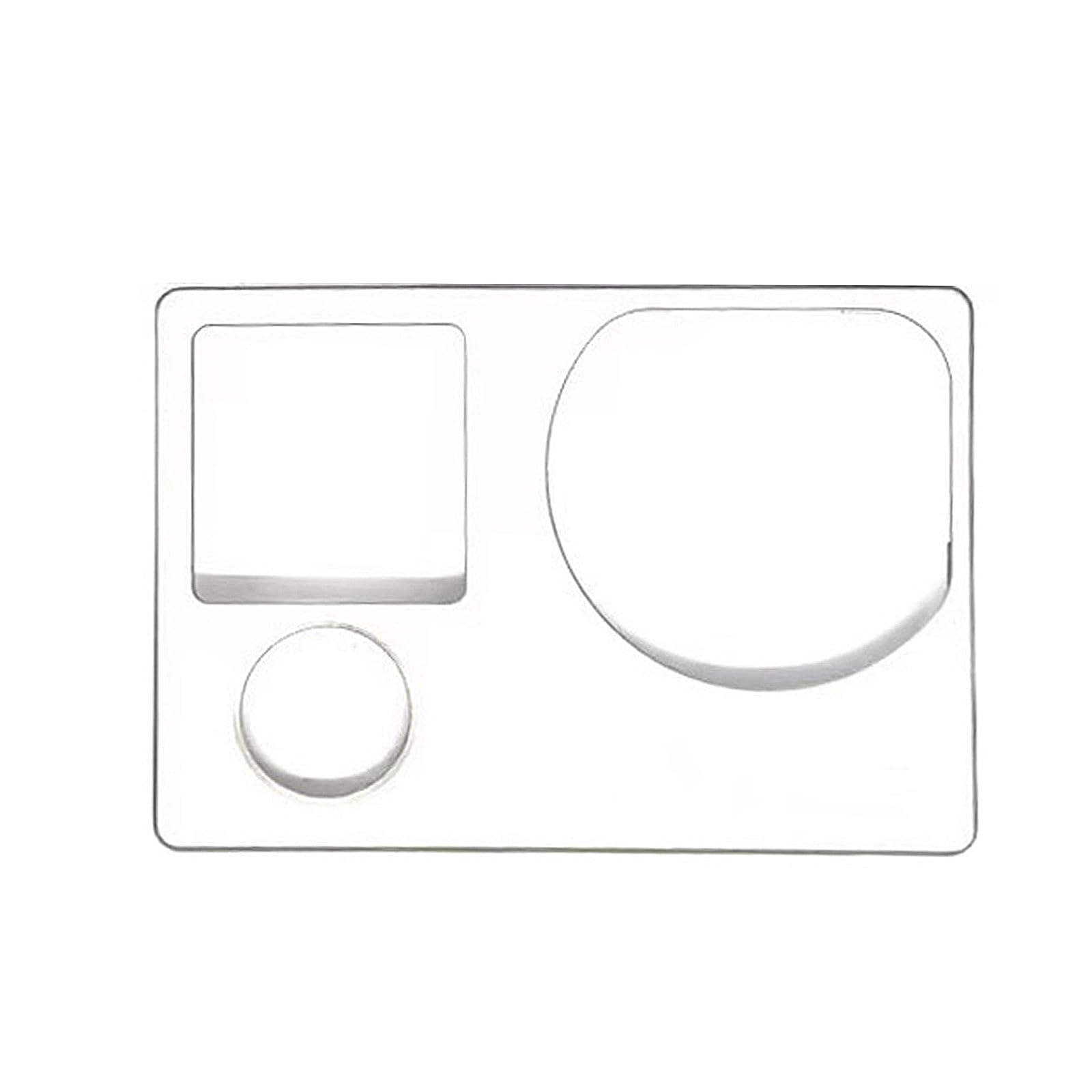 Replacement Front Housing Frame for GoPro Hero 4 Action Camera - Durable Faceplate Cover with Lens Protector - Perfect for Outdoor Sports, Waterproof Case for Surfing, Skiing & Adventure Photography
