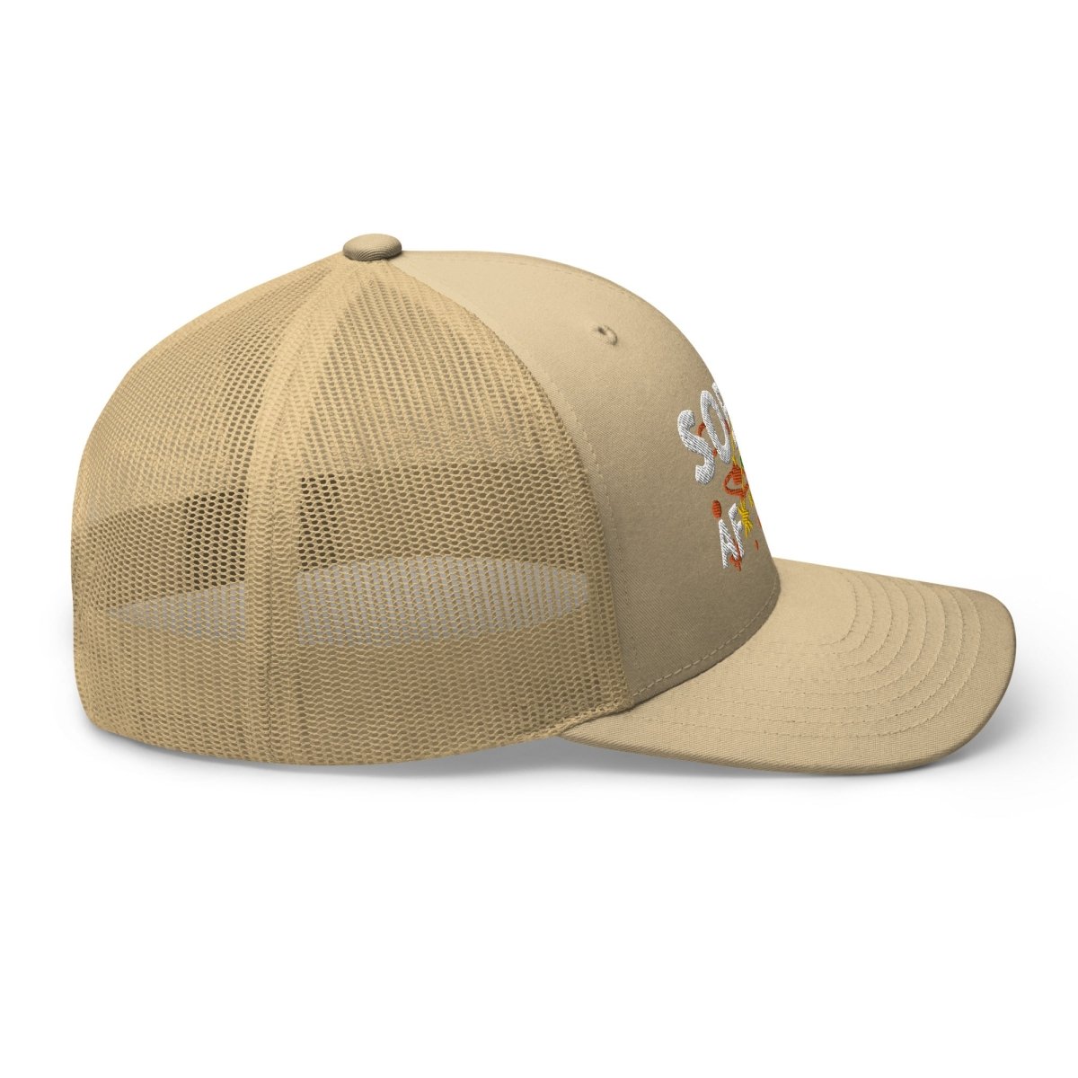 Galactic Sobriety Alien Embroidered Trucker Hat - Cool Novelty Baseball Cap for Men & Women - Perfect for Cosplay, Rave Parties & Streetwear Fashion