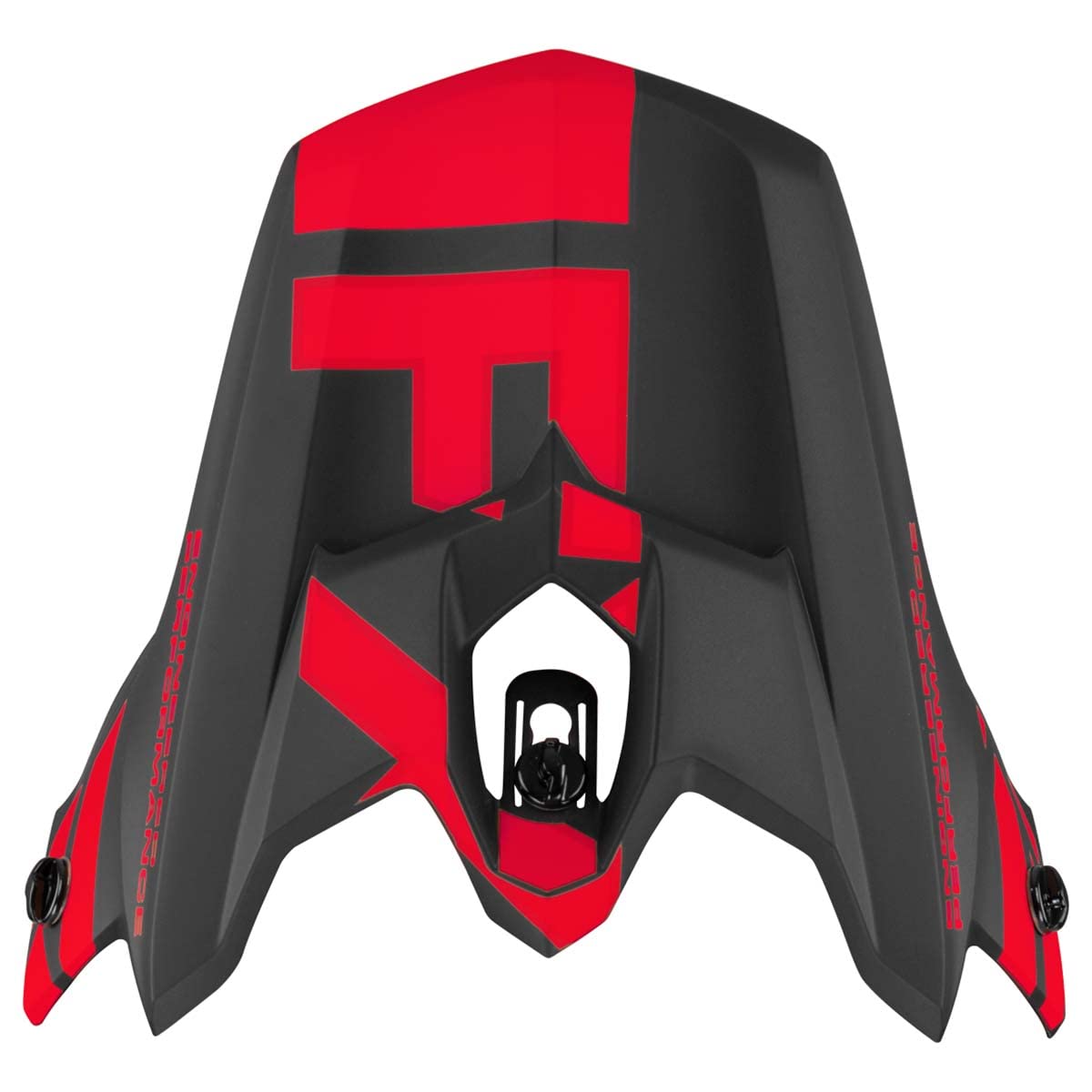 FXR Torque Team Helmet 2025 - Black/Red Motocross Helmet for Adults - DOT & ECE Certified - Medium Size - Perfect for Dirt Bike, ATV & Off-Road Racing