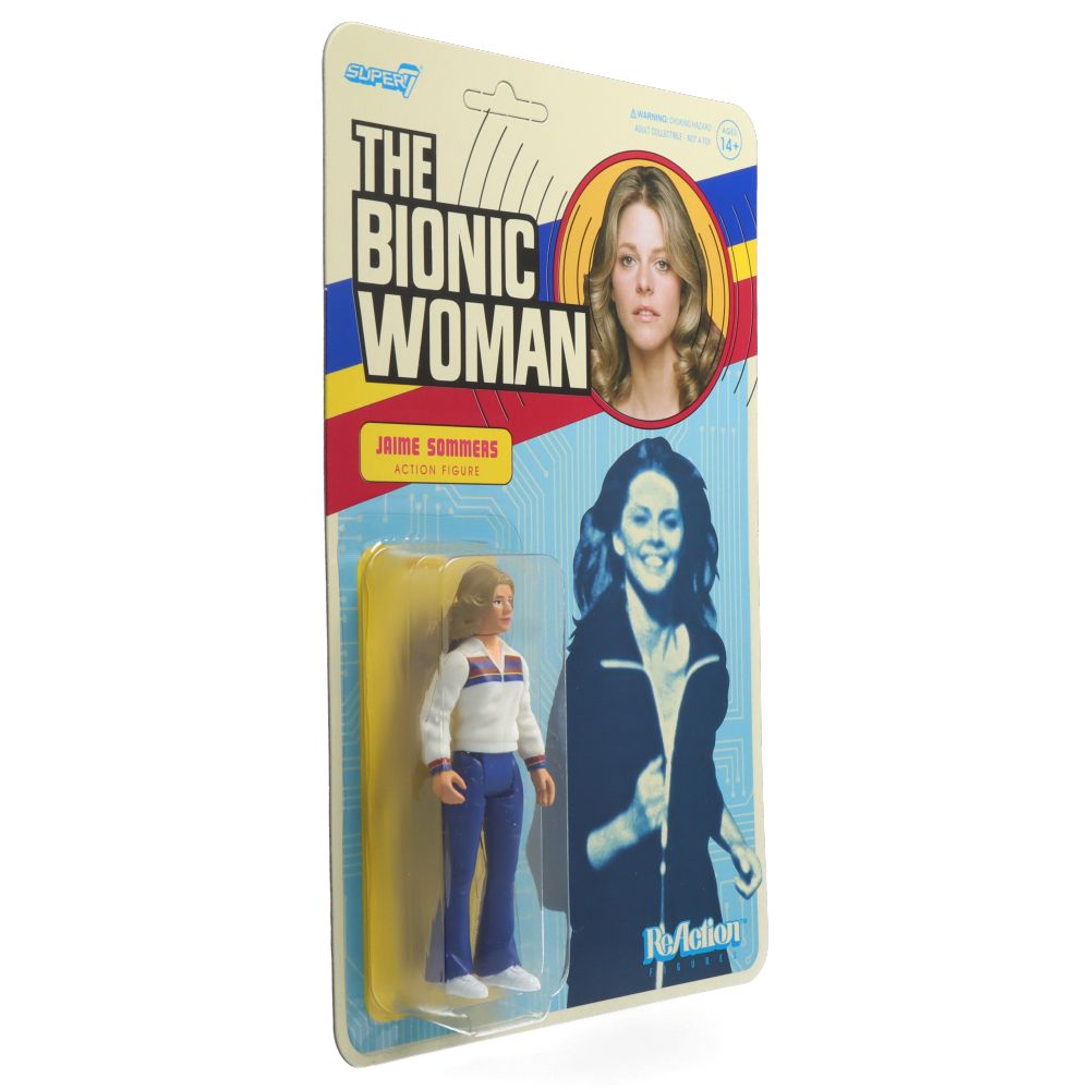 Jaime Sommers The Bionic Woman ReAction Figure - Classic 1970s TV Show Collectible Action Figure for Fans & Collectors - Perfect for Display, Gifts, and Nostalgic Decor