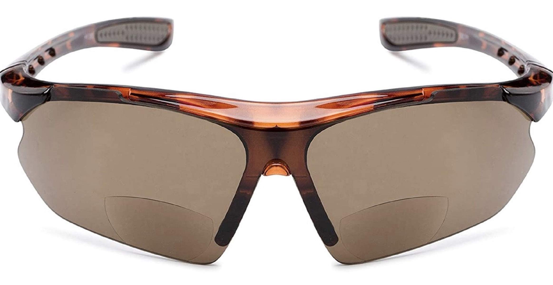 San Francisco Half Frame Bifocal Reading Sunglasses - UV Protection Wrap-Around Sports Glasses for Men & Women | Perfect for Outdoor Activities, Driving, Fishing & Reading in Sunlight