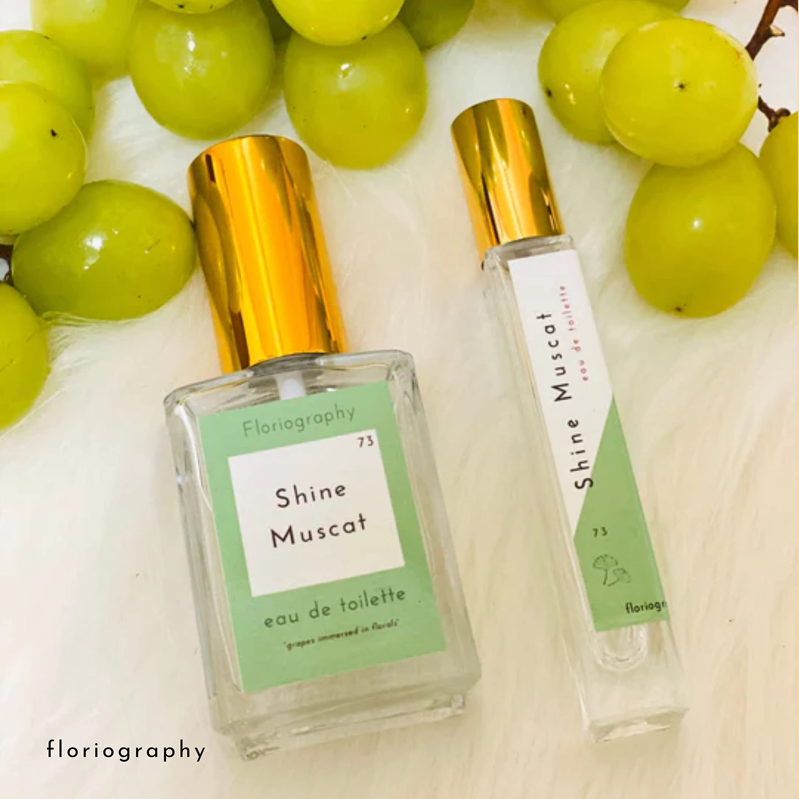 No.73 Shine Muscat Perfume for Women - Grape & Jasmine Scent Eau de Toilette (10ml/0.34oz) - Fresh Floral Fragrance for Daily Wear, Date Night & Office Use