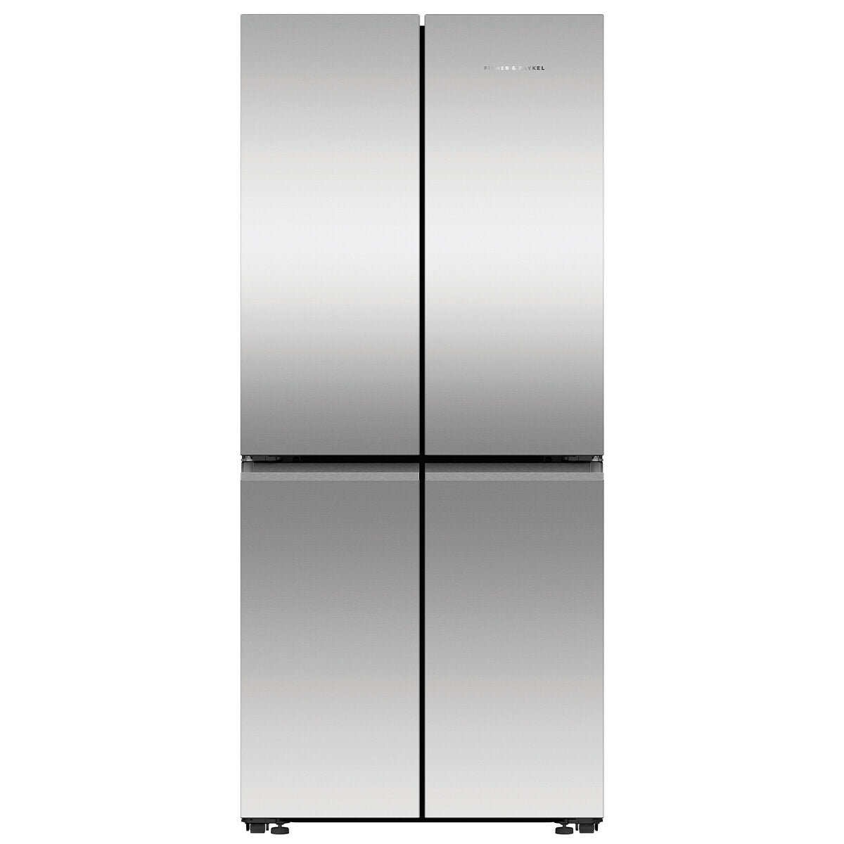 Fisher & Paykel 498L Quad Door Refrigerator Freezer - Stainless Steel RF500QNX1 | Large Capacity French Door Fridge for Modern Kitchen & Family Use