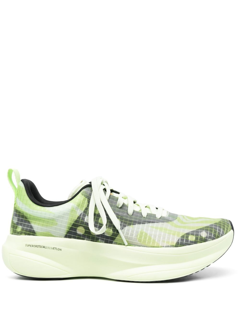 BRAND BLACK Sneakers for Men - Lightweight Comfortable Green Running Shoes for Jogging, Gym & Casual Wear