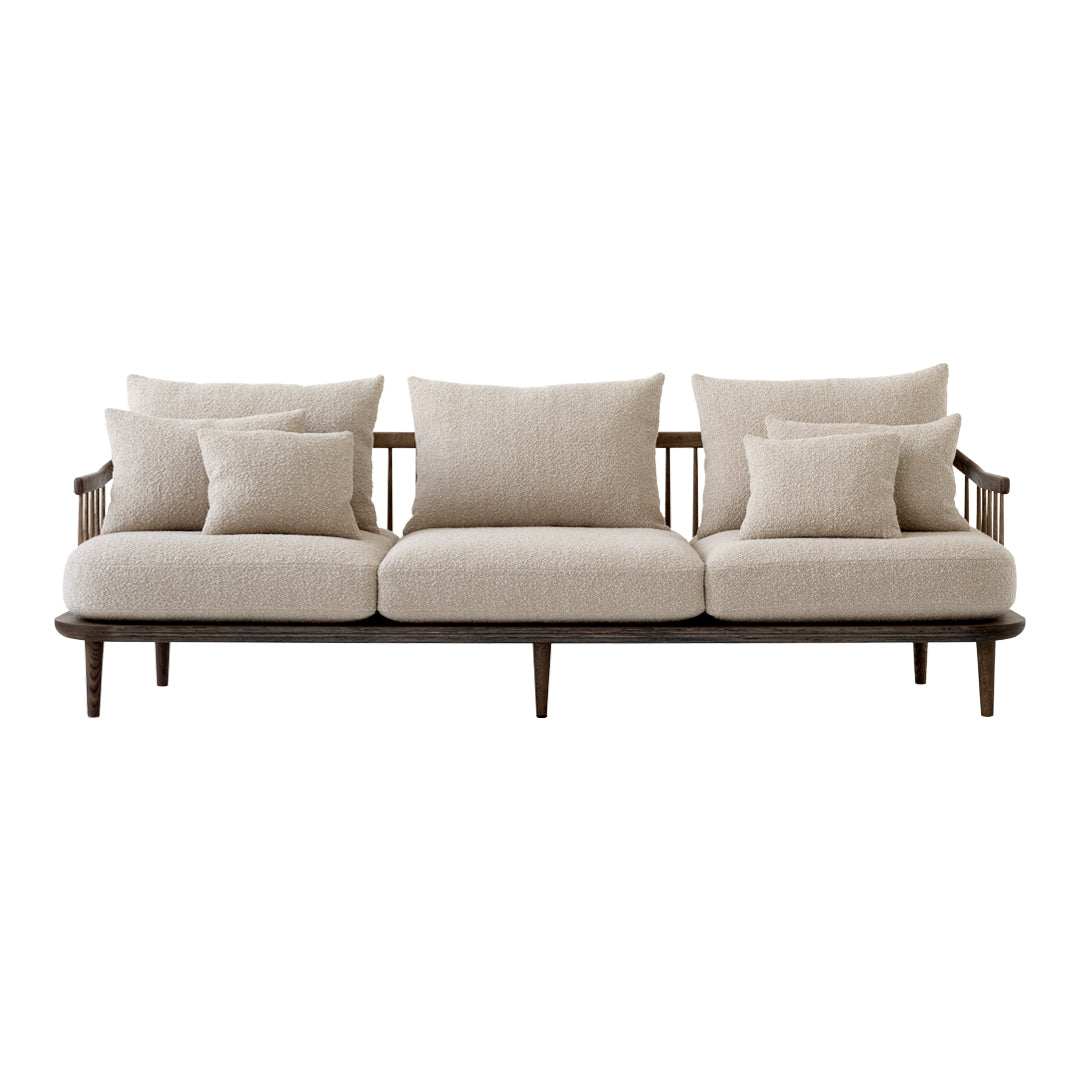 FLY SC12 3-Seater Sofa - Modern Fabric Couch for Living Room, Comfortable Sectional Sofa for Home & Office, Perfect for Small Spaces & Family Gatherings