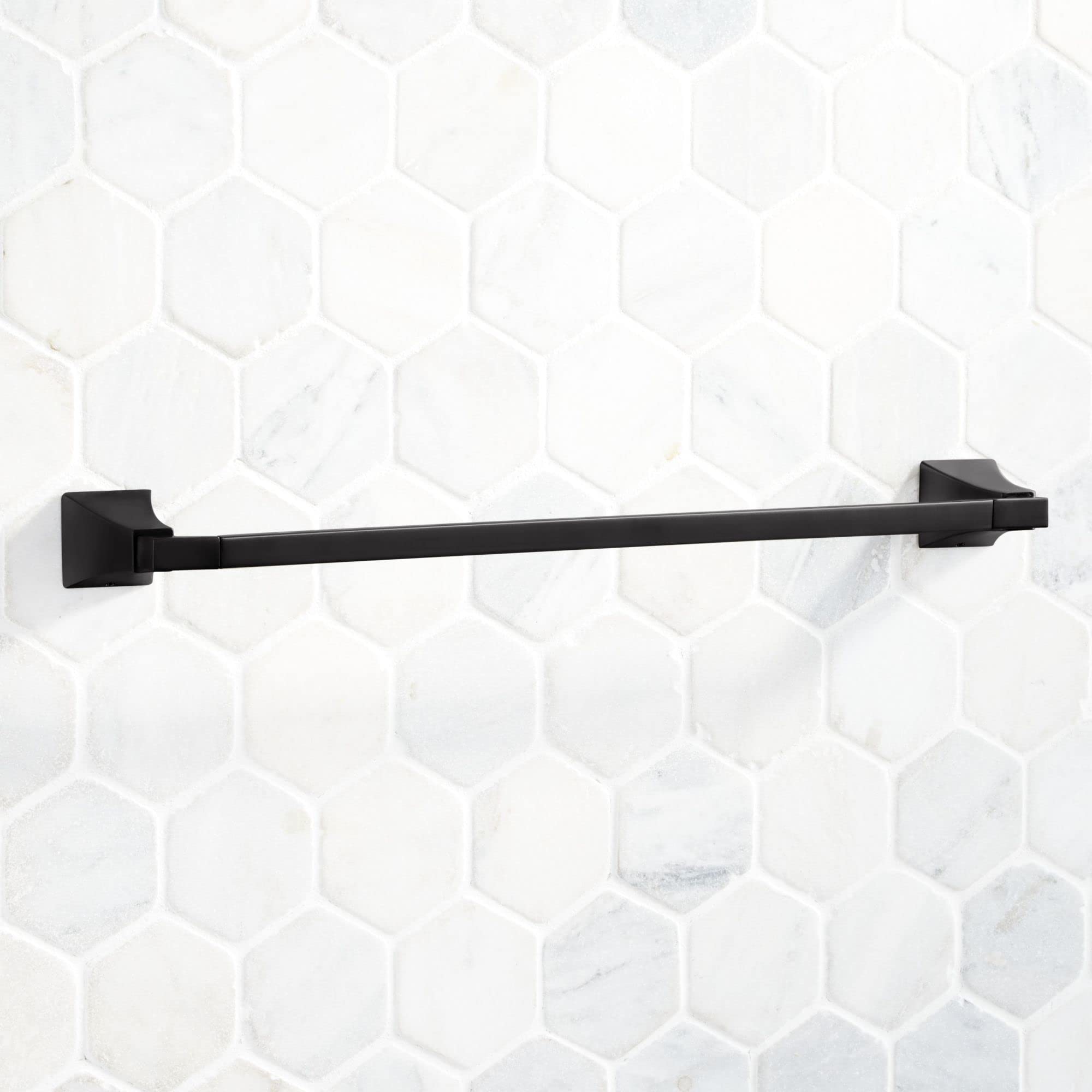 Signature Hardware 446946 Vilamonte 24-Inch Chrome Towel Bar - Bathroom & Kitchen Accessory for Modern Homes