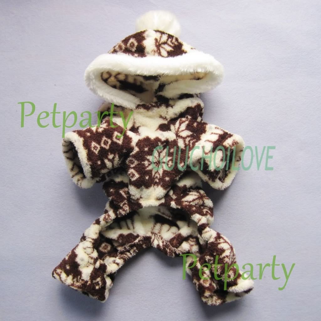 Petparty® Soft & Cozy Dog Jumpsuit - Fashionable Hoodie Coat for Small Medium Large Dogs - Perfect for Winter Walks, Outdoor Adventures & Photo Shoots