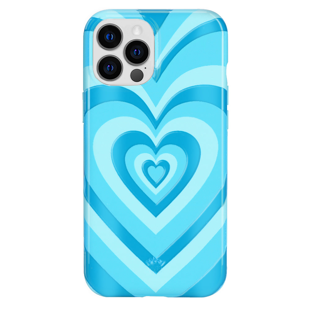 Cute Blue Sweethearts iPhone Case - Trendy & Protective Phone Cover for iPhone 13/12/11/X - Perfect for Valentine's Day, Gifts & Everyday Use