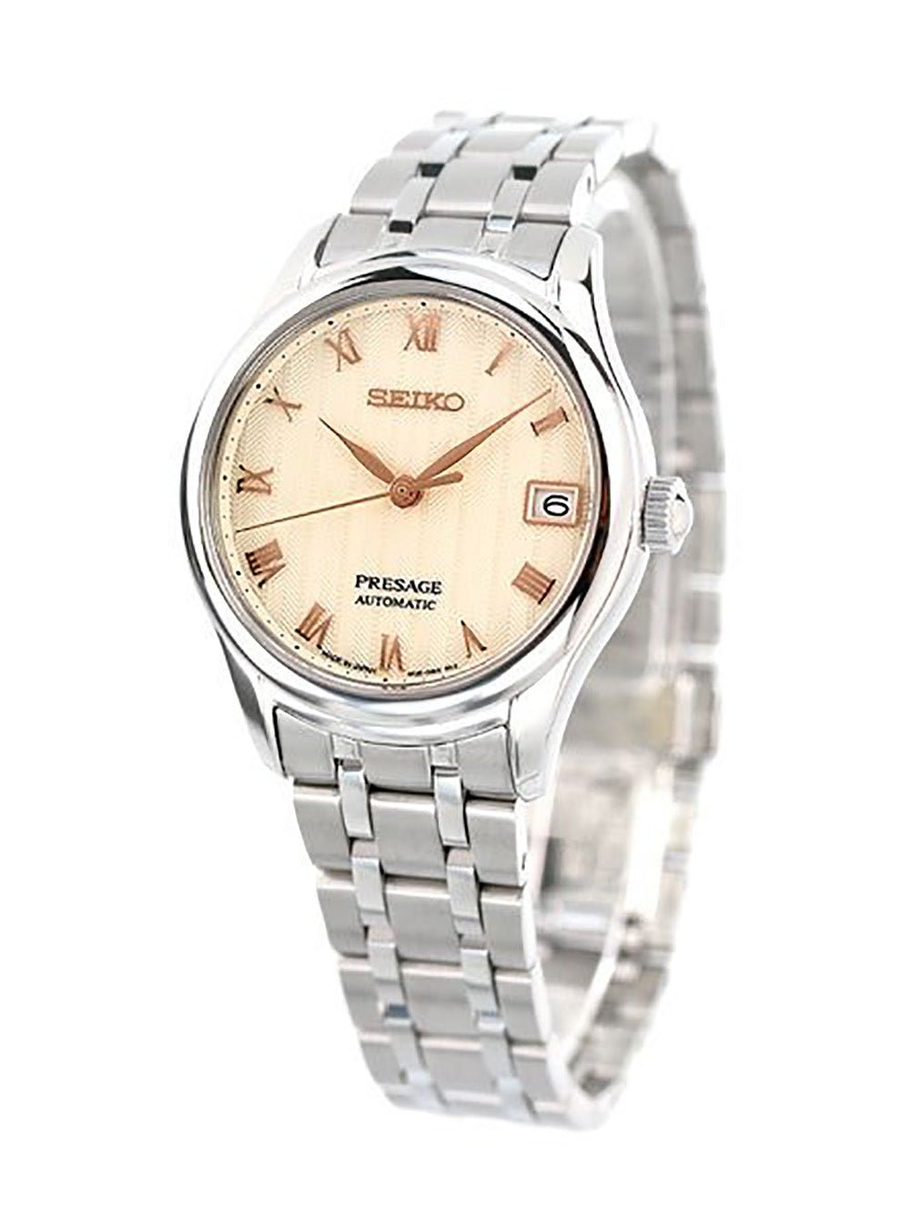 SEIKO PRESAGE SRRY045 Mechanical Watch for Women - Japanese Garden Design, Made in Japan, JDM - Perfect for Formal Events, Office Wear & Luxury Gift Giving