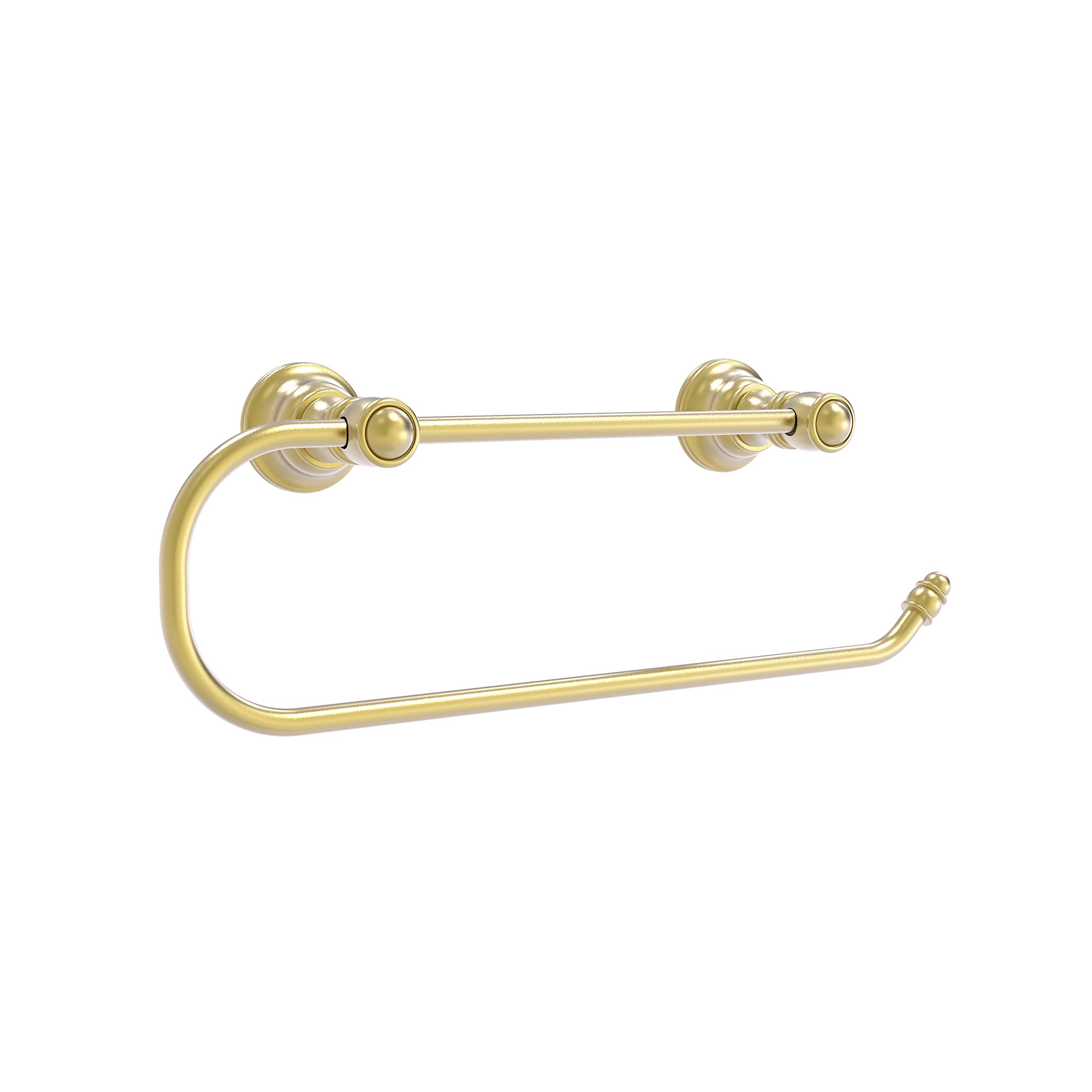 Allied Brass Carolina Collection Wall Mounted Paper Towel Holder in Satin Brass Finish - Perfect for Kitchen, Bathroom, and Office Organization