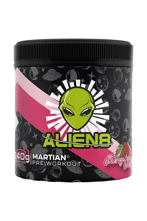 Alien8 Martian Pre Workout Powder 240g - Energy Booster for Gym & Fitness Enthusiasts | Supports Focus & Endurance for Intense Workouts