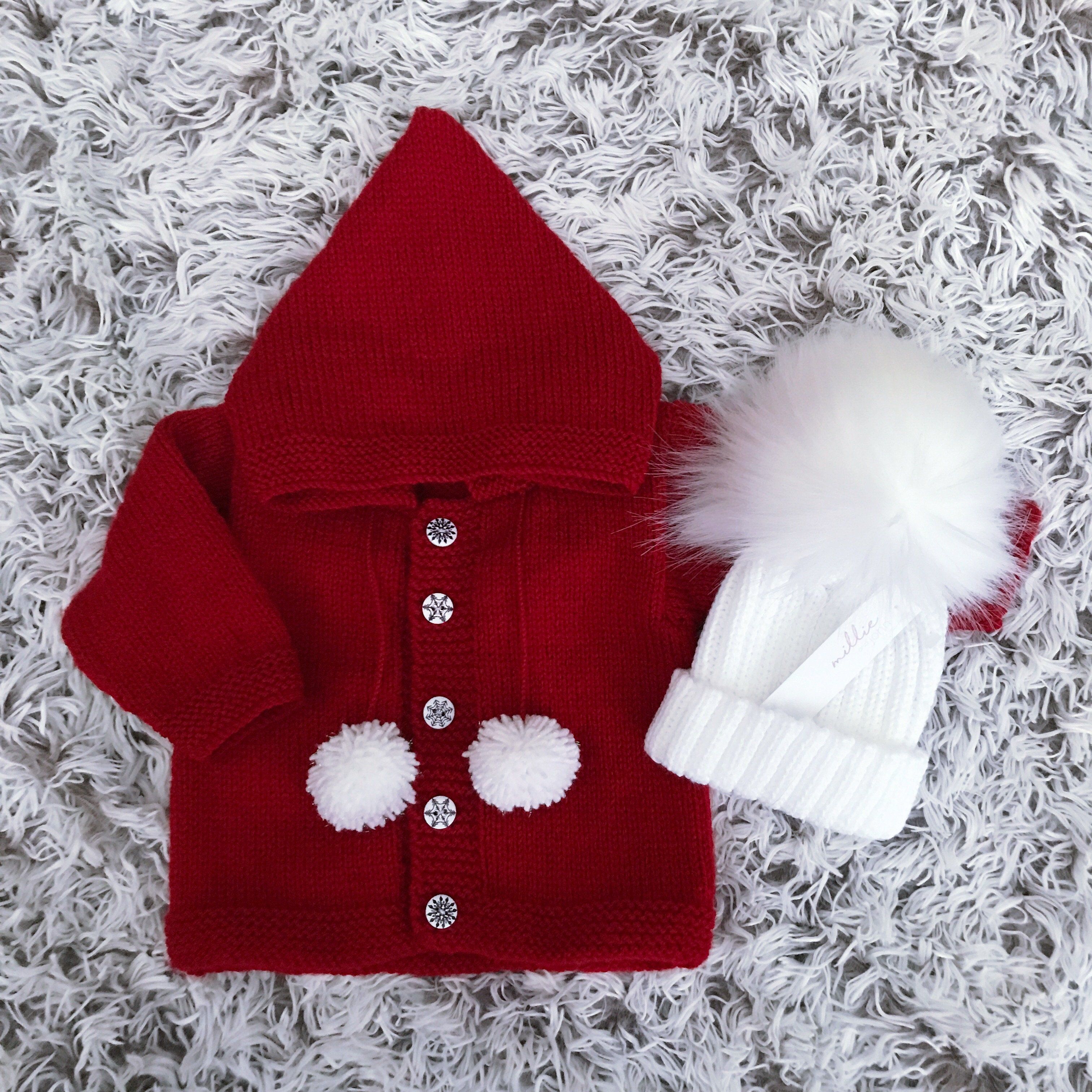 Custom Red Pom Pom Hoodie for Women - Cozy Winter Pullover with Fun Details | Perfect for Casual Outfits, Holiday Parties & Instagram Photos