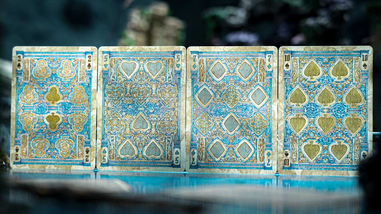 Premium Atlantis Themed Playing Cards - Waterproof & Durable for Poker, Magic Tricks & Card Games | Perfect for Travel, Parties & Casino Nights
