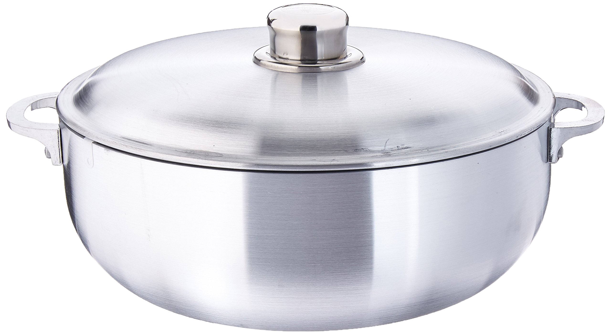 Premium 3mm Thick Aluminum Caldero Stock Pot with Lid - Heavy Duty Cooking Pot for Soups, Stews & Large Family Meals - Ideal for Home Kitchens & Professional Chefs