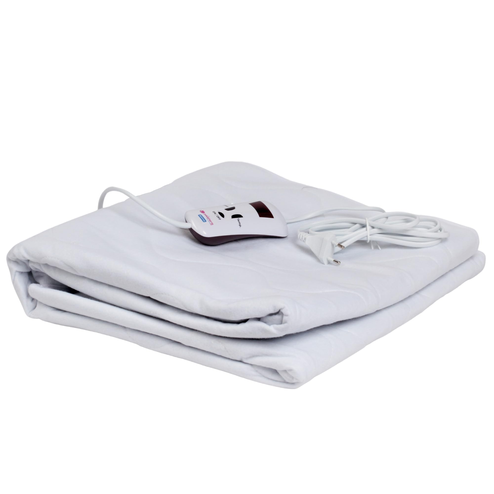 Pekatherm Electric Heating Pad for Single Bed | 150 x 80 cm | 4 Temperature Levels | 100% Polyester Electric Blanket | High Performance Mattress Cover UP110DF | Perfect for Winter Warmth & Pain Relief Therapy