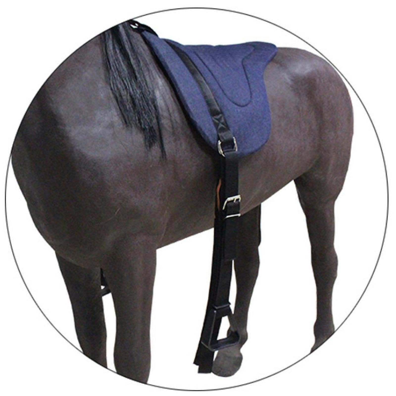 Kokiya Anti-Slip Western Saddle Pad for Horses - Comfortable Riding Seat Saver for Trail Riding, Training & Show Jumping