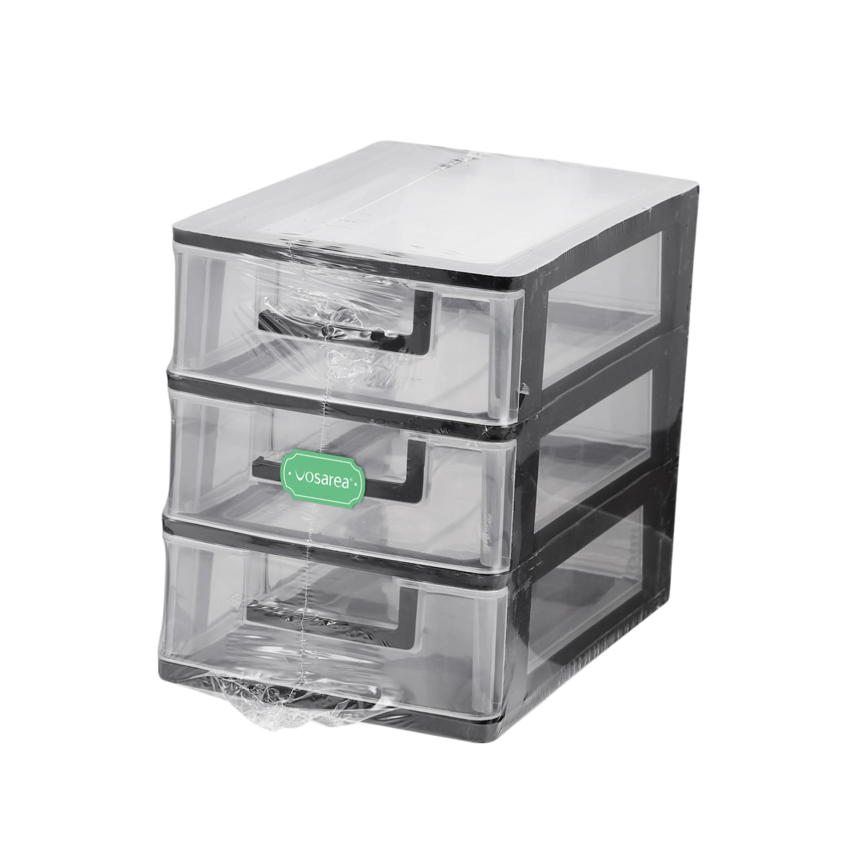 VOSAREA Desktop Storage Organizer with Multi-Layer Drawers - Office & Home Organization Solution for Stationery, Makeup, Crafts & Small Accessories
