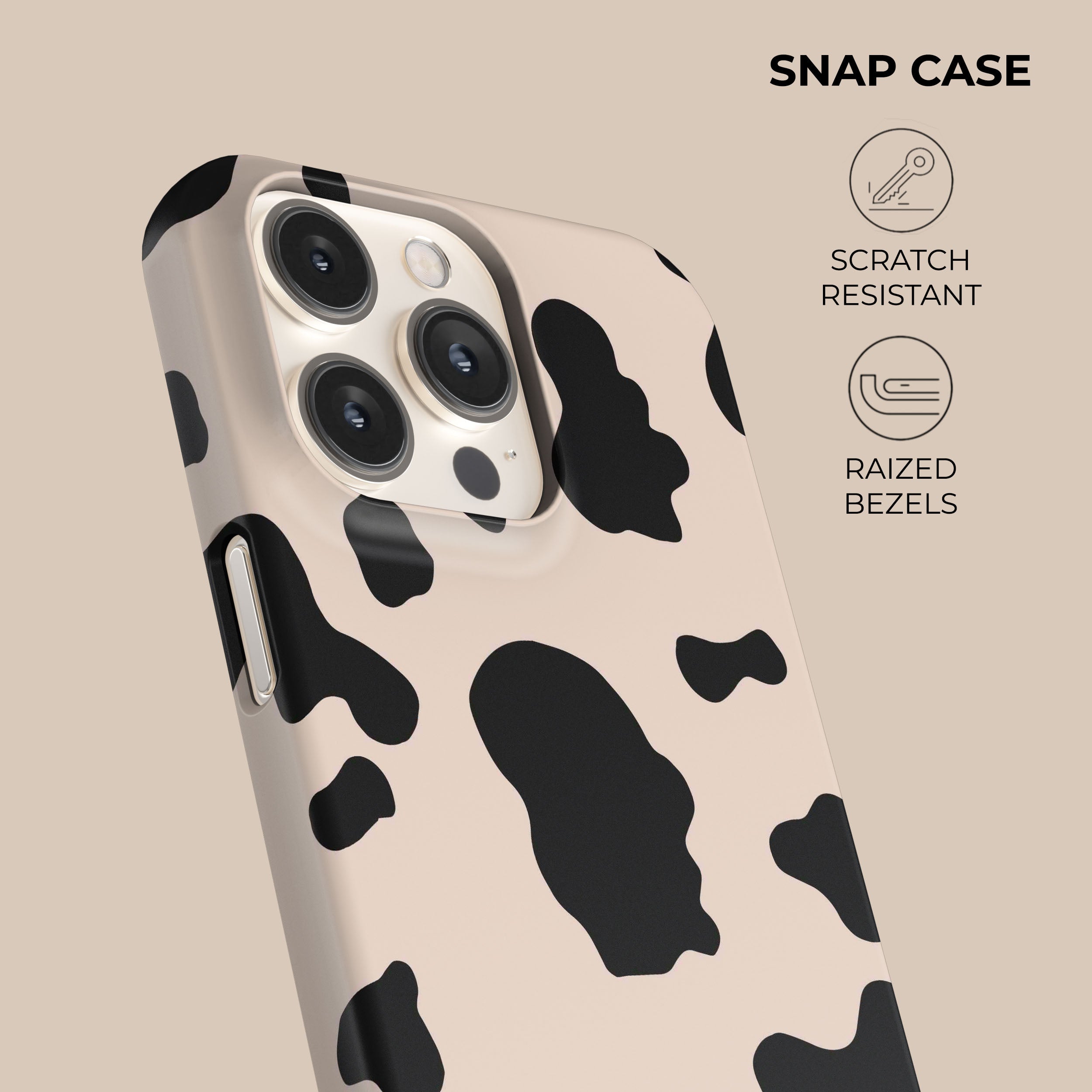 Cute Pink Cow Print Phone Case - Shockproof & Durable Cover for iPhone 14/13/12/11 Pro Max XR XS - Perfect for Girls, Teens & Women (Farm Animal Theme) - Ideal for Daily Use, School, Work & Travel