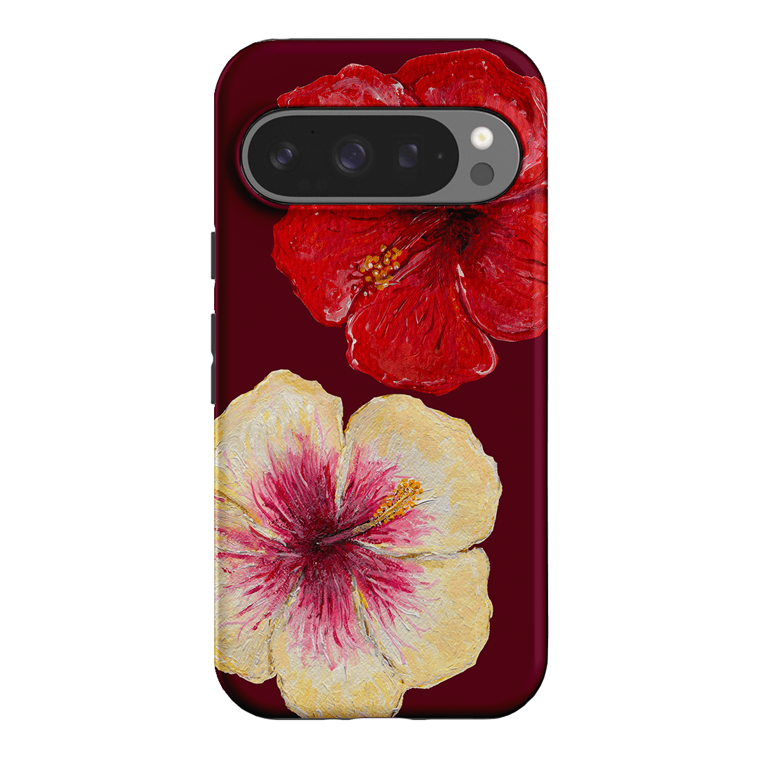 Premium Hibiscus Flower Phone Case for iPhone & Samsung - Floral Design Protective Cover with Durable Shockproof Material - Perfect for Outdoor, Travel & Everyday Use
