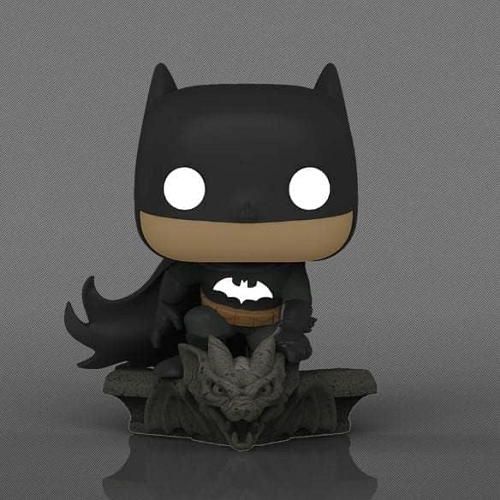 Funko Pop! Batman on Gargoyle Vinyl Figure #448 - DC Comics Collectible - Perfect for Superhero Fans & Home Office Decor