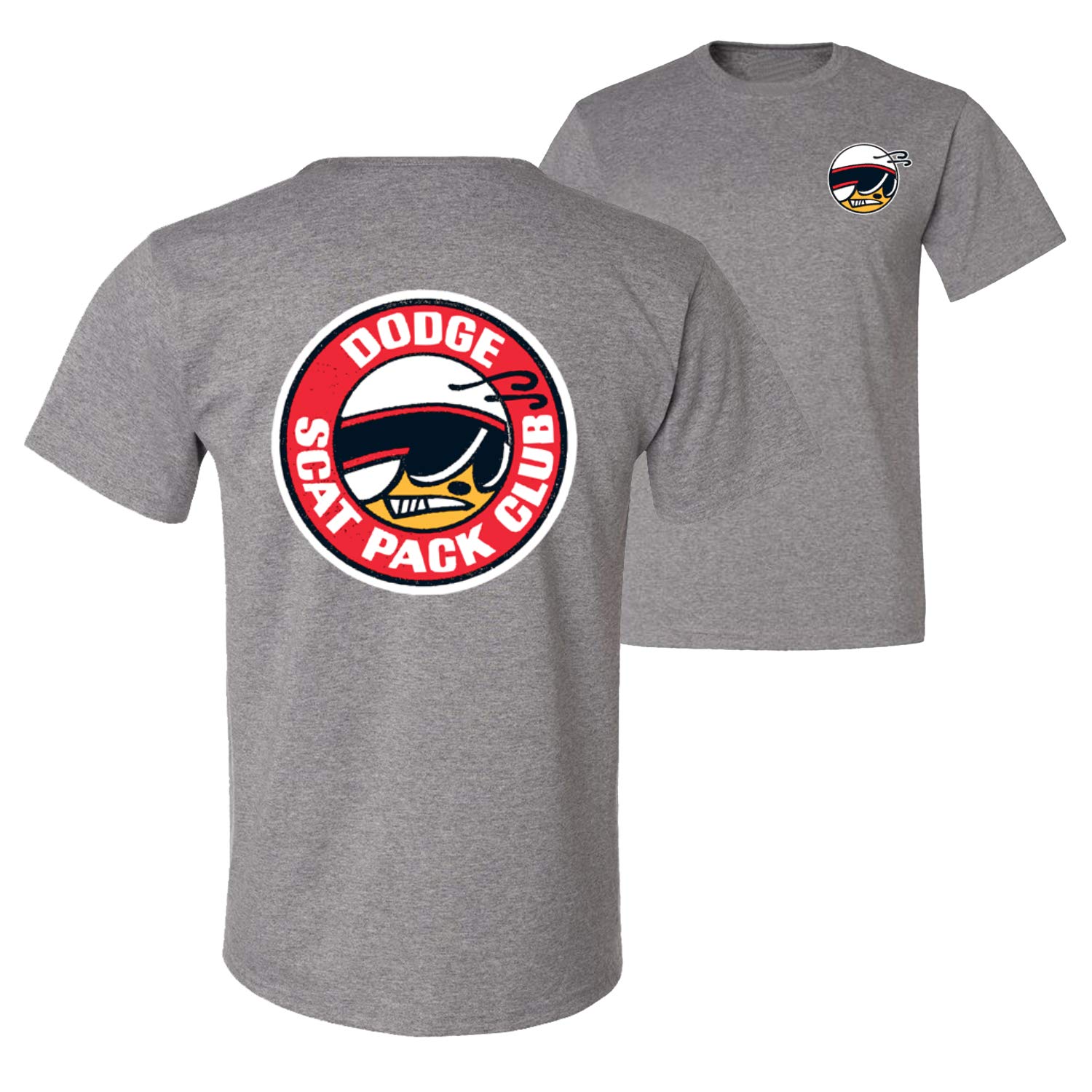 Vintage Dodge Scat Pack Club Logo Graphic T-Shirt for Men - Retro Muscle Car & Truck Enthusiast Apparel - Perfect for Car Shows, Racing Events & Casual Wear